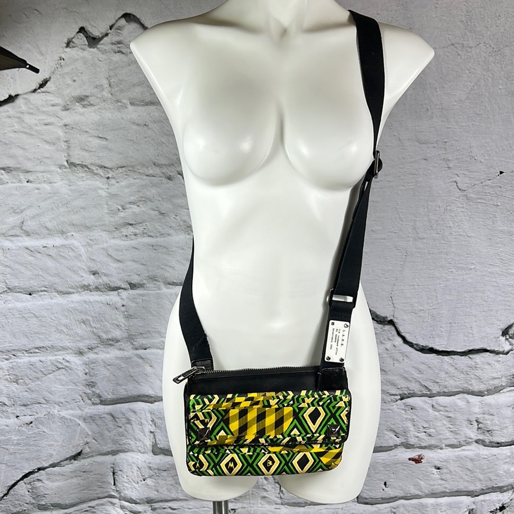 L.A.M.B. Gwen Stefani Crossbody African Argyle purse